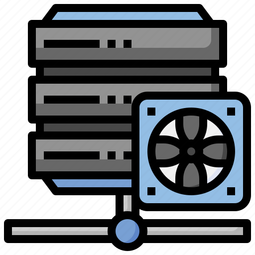 Cooling, electronics, data, server, fan icon - Download on Iconfinder