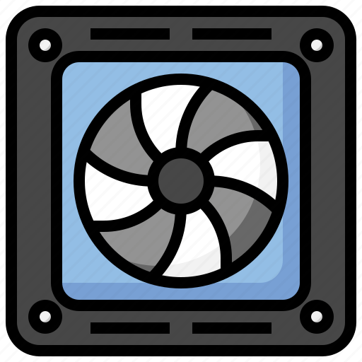 Fan, exhaust, ventilation, air, cooler, cooling, system icon - Download on Iconfinder