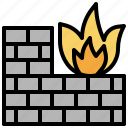 firewall, security, system, flame, fire
