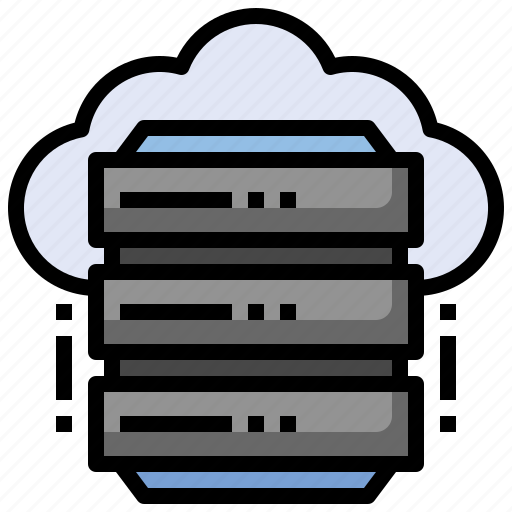 Hosting, device, server, cloud, technology icon - Download on Iconfinder