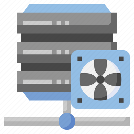 Cooling, electronics, data, server, fan icon - Download on Iconfinder