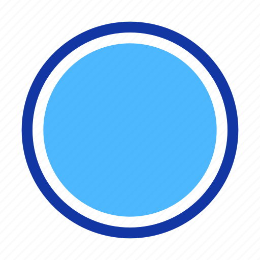 Circle, filled, whole, ui, radio icon - Download on Iconfinder
