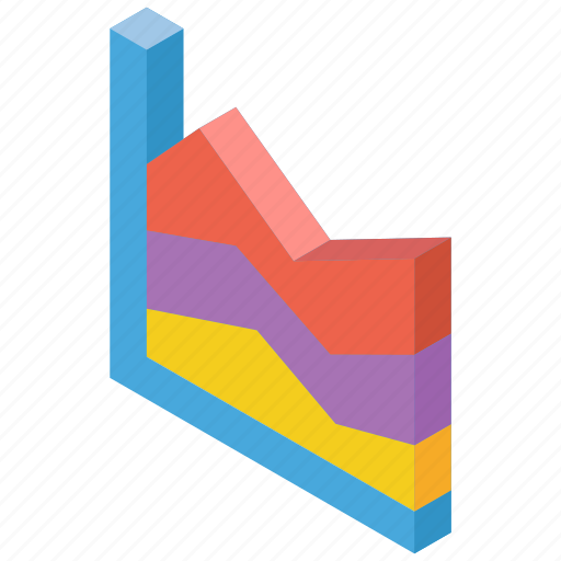 Chart, graph, growth, iso, isometric icon - Download on Iconfinder
