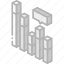 bar, chart, comment, graph, iso, isometric
