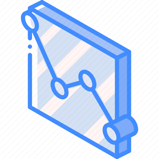 Chart, graph, iso, isometric, scatter icon - Download on Iconfinder
