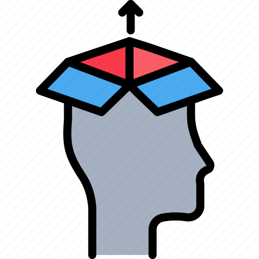 Box, carton, data, extraction, head, human, knowledge icon - Download on Iconfinder