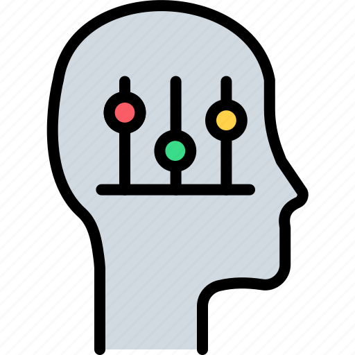Brain, brainstorming, idea, mind control, psychology, self control, self discipline icon - Download on Iconfinder