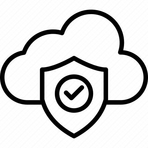Cloud, security, protection, shield icon - Download on Iconfinder