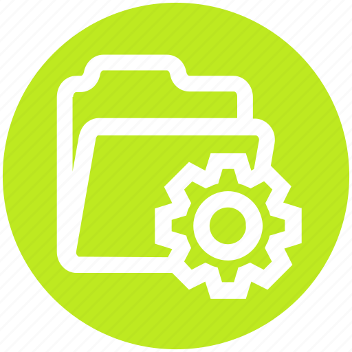 Cogwheel, data, folder, gear, options, setting icon - Download on Iconfinder