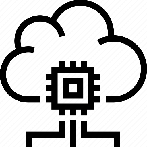 Cloudy, computing, data, networking, online, processing, storage icon - Download on Iconfinder