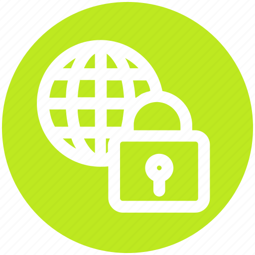Global, lock, private, protect, safe, security, world icon - Download on Iconfinder