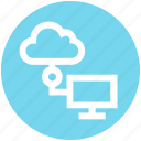cloud, connection, data science, device, lcd, network
