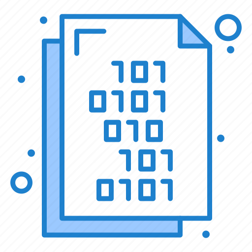 Abstract, technology, binary, code, document icon - Download on Iconfinder