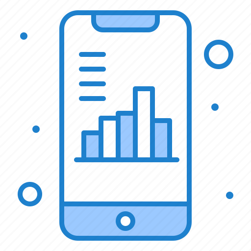 Mobile, analytics, document, graph, smartphone icon - Download on Iconfinder