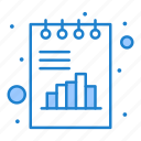 book, analytics, document, graph, chart