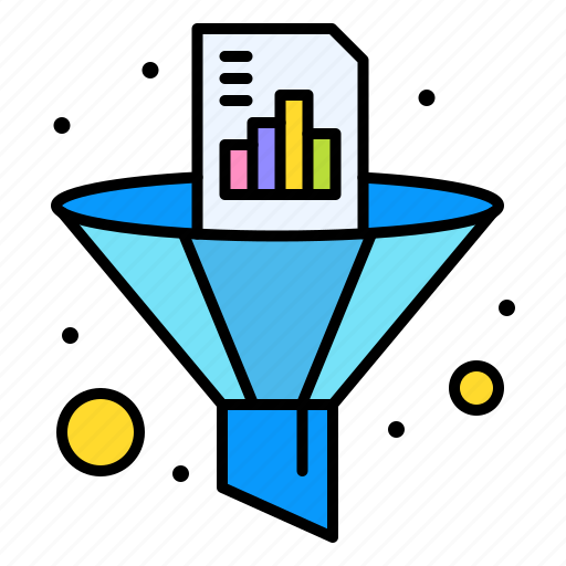 Analytics, data, filter, document, funnel icon - Download on Iconfinder