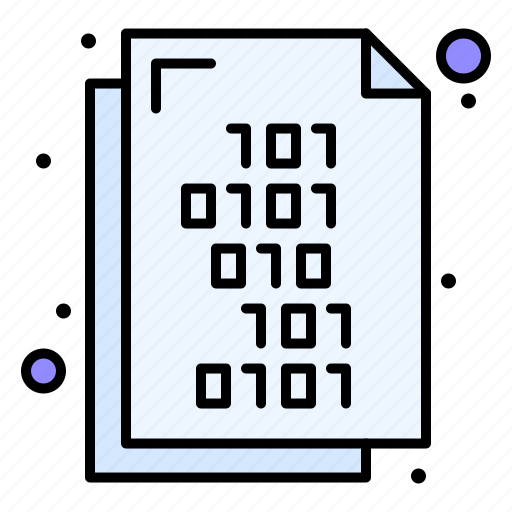 Abstract, technology, binary, code, document icon - Download on Iconfinder
