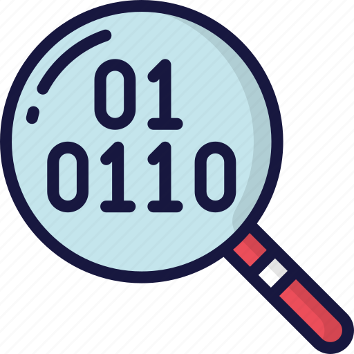 Binary, data, data science, research, scientific, search icon - Download on Iconfinder