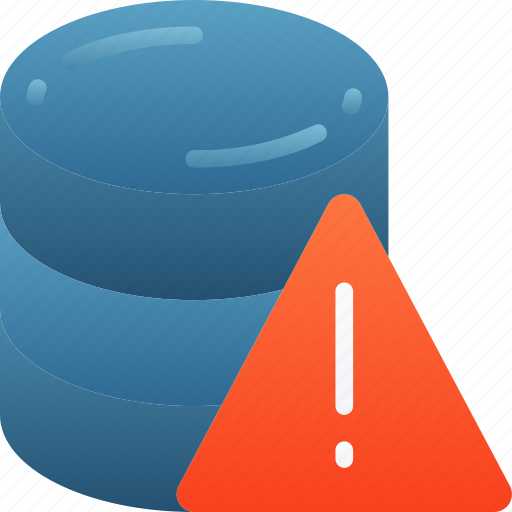 Data, data science, error, information, problem warning icon - Download on Iconfinder