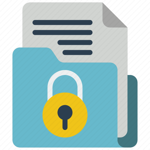 Data, document, lock, security, secure icon - Download on Iconfinder