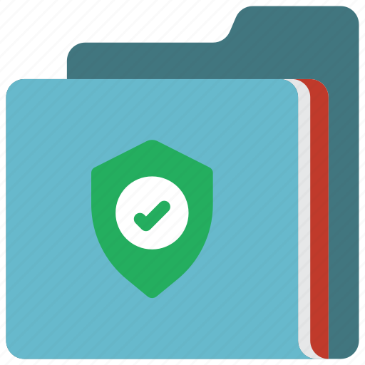 Data, folder, security, shield, secure icon - Download on Iconfinder