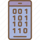 binary, data, phone, security, secure