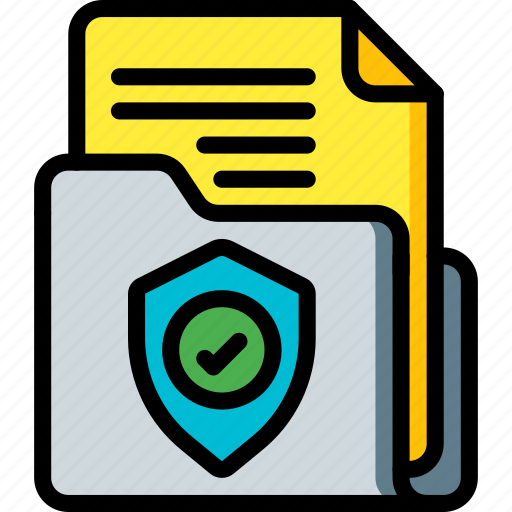 Data, document, security, shield, secure icon - Download on Iconfinder