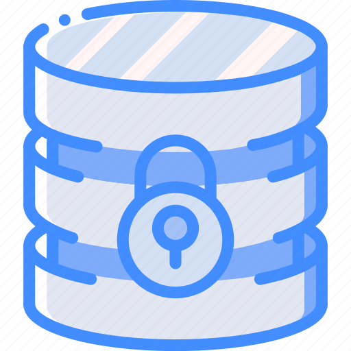 Data, database, lock, security, secure icon - Download on Iconfinder