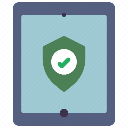 Data, security, shield, tablet, secure icon - Download on Iconfinder