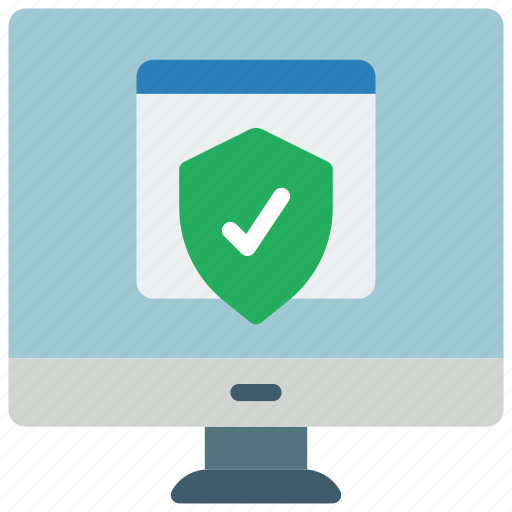 Data, desktop, security, shield, secure icon - Download on Iconfinder