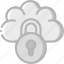 cloud, data, lock, security, secure 
