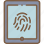 data, security, tablet, thumbprint, secure 
