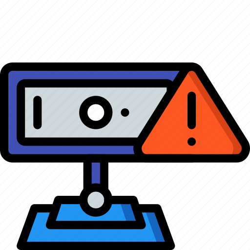 Data, security, warning, webcam, secure icon - Download on Iconfinder