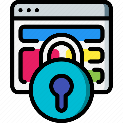 Browser, data, lock, security, secure icon - Download on Iconfinder
