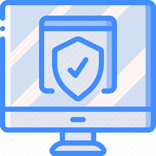 Data, desktop, security, shield, secure icon - Download on Iconfinder