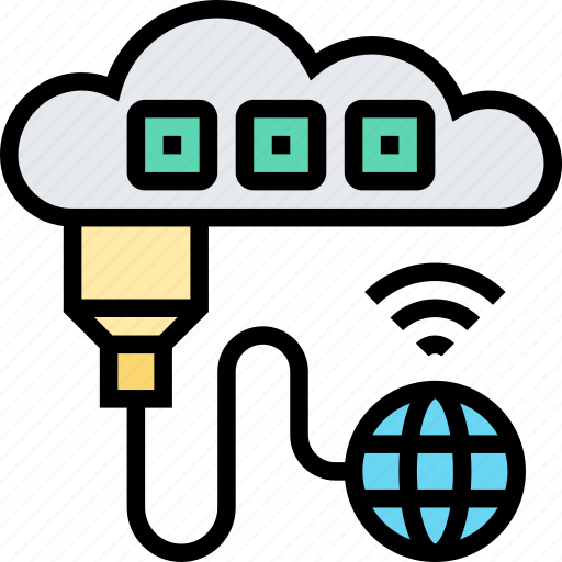 Cloud, storage, hosting, network, online icon - Download on Iconfinder