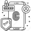 data, protection, thumb, sign, biometric, scanning, password 