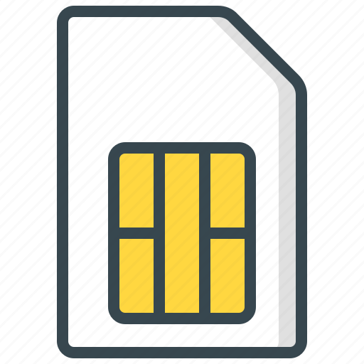 Card, data, mobile, sim, storage icon - Download on Iconfinder