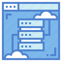 cloud, database, hosting, network, web