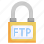 locked, ftp, storage, transfer, security 