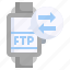 smartwatch, file, storage, ftp, transfer 