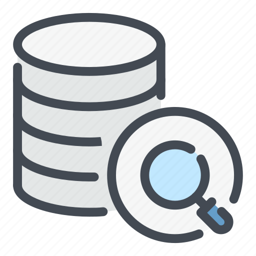 Backup, database, find, search, server, storage, view icon - Download on Iconfinder
