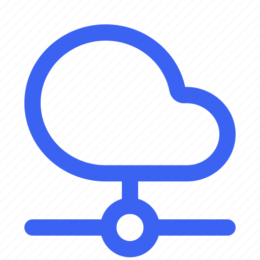 Cloud, connected, data, server, online, database icon - Download on Iconfinder