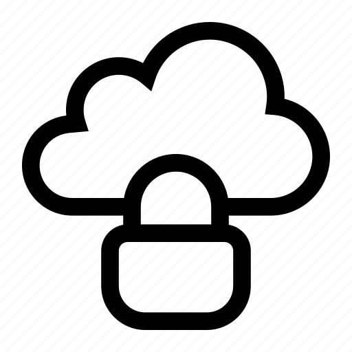 Cloud, lock, private, secure icon - Download on Iconfinder