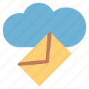 cloud, cloud and computing, draft, electronic email, email, letter, mail