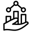analytics, graph, chart, hand, diagram 