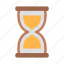 hourglass, clock, loading, wait, timer 