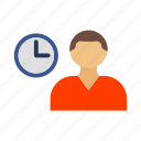 productivity, businessman, clock, management, work