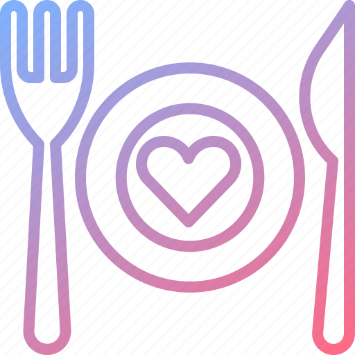 Cafe, dating, dinner, heart, restaurant icon - Download on Iconfinder
