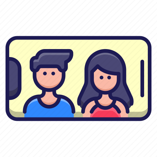 Couple, selfie, relationship, romantic icon - Download on Iconfinder